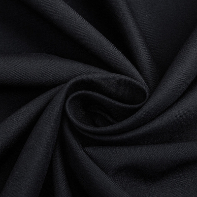 Ткань костюмная Валентино, 145 гр/м2, 145 см, чёрный