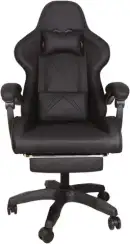 Кресло игровое Gramber А01 Экокожа черная/Черный