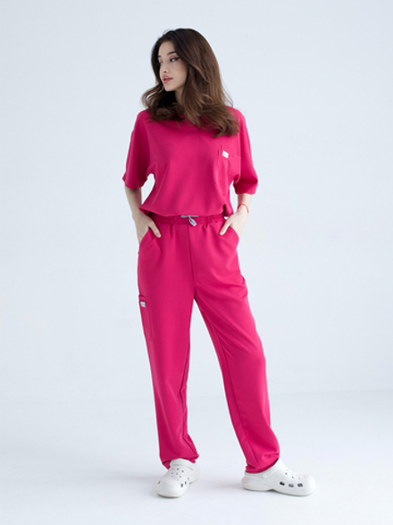 Костюм Oversize фуксия