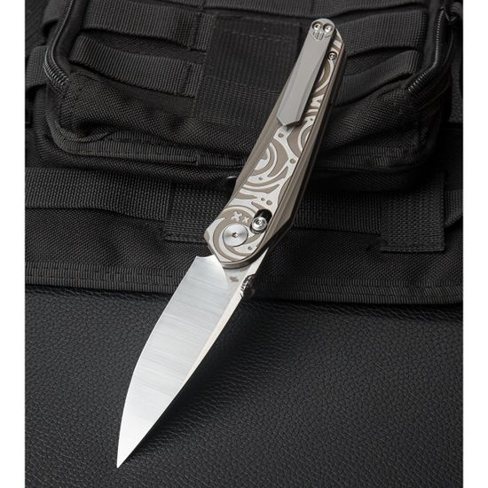 Нож Bestech BT2206B Mothus с клинком из стали Böhler M390, рукоять 6Al4V Titanium