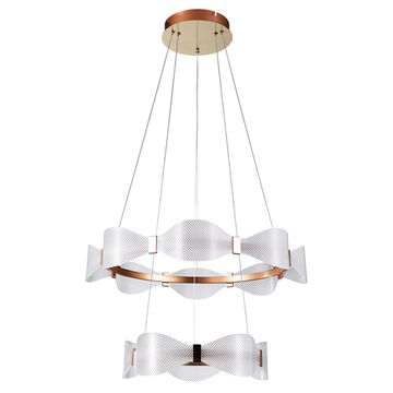 Подвесной светодиодный светильник 43W 4000К A1868SP-2PB латунь Grace Arte Lamp