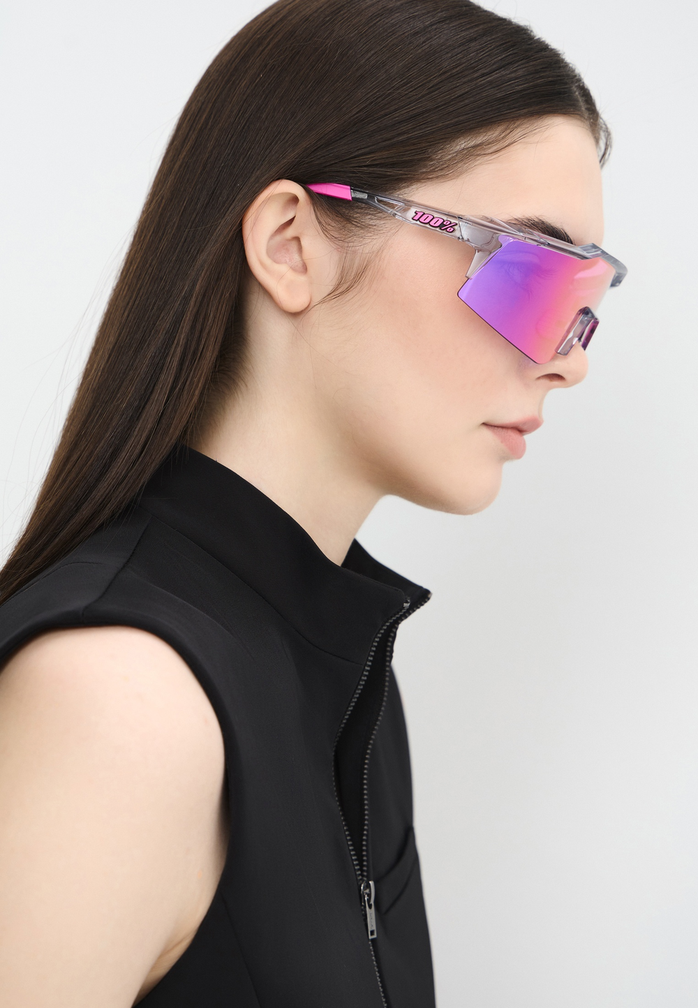 Спортивные очки с диоптриями 100% SPEEDCRAFT SL Tokyo Night / Purple Mirror Lens