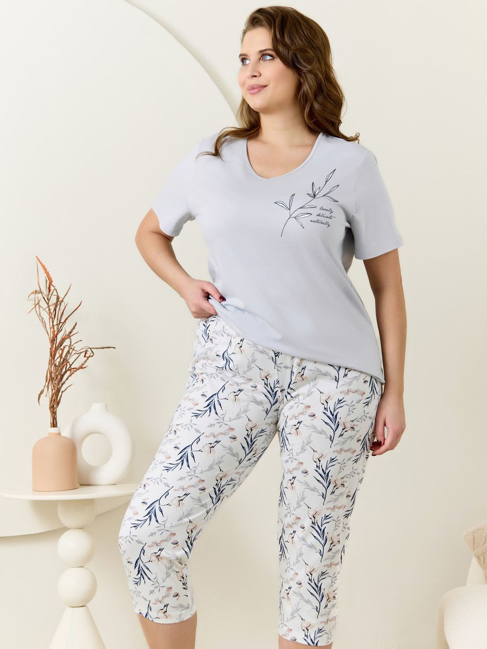 Пижама Рельеф-2 Виотекс СВЕТЛО-СЕРЫЙ