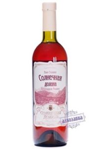 Вино Солнечная Долина Столовое розовое полусладкое 0,75л