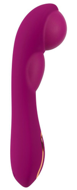 Лиловый вибратор с функцией расширения Inflatable Vibrator - 21,1 см.