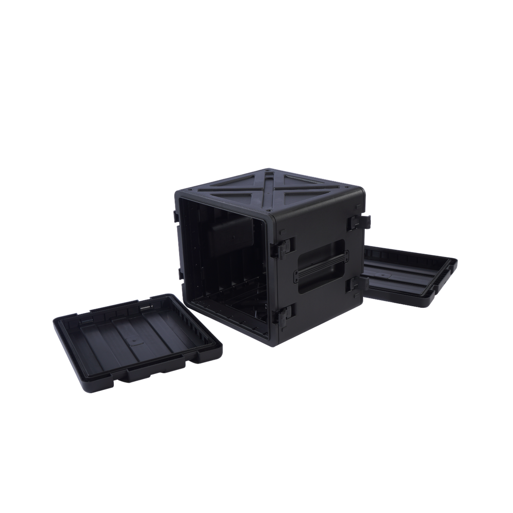 Ударопрочный пластиковый Рэковый кейс 10 юнитов KZCASE@RACK10U