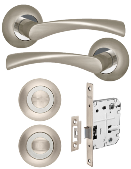 Комплект для межкомнатных дверей сантехнический CRONA