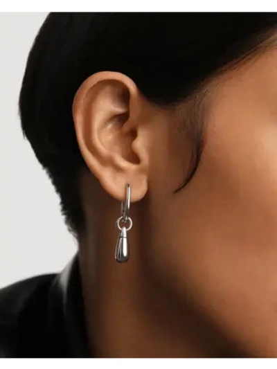 Одиночная серьга Jupiter Серебро 925 пробы покрытое родием