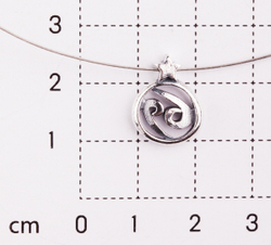 "Кенсе" подвеска Рак в серебряном покрытии из коллекции "Зодиак" от Jenavi с замком карабин