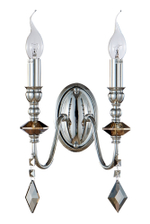 Настенный светильник Crystal Lux MERCEDES AP2 CHROME/SMOKE