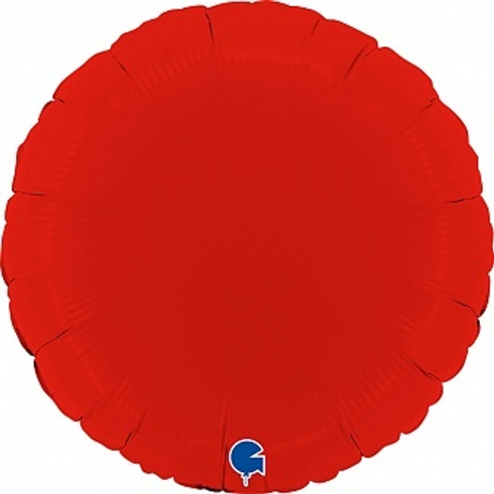 Г Б/РИС КРУГ 18" Красный Сатин