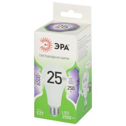 Лампа светодиодная ЭРА GREEN LINE LED A60-25W-865-E27 GL 25Вт груша холодный свет E27