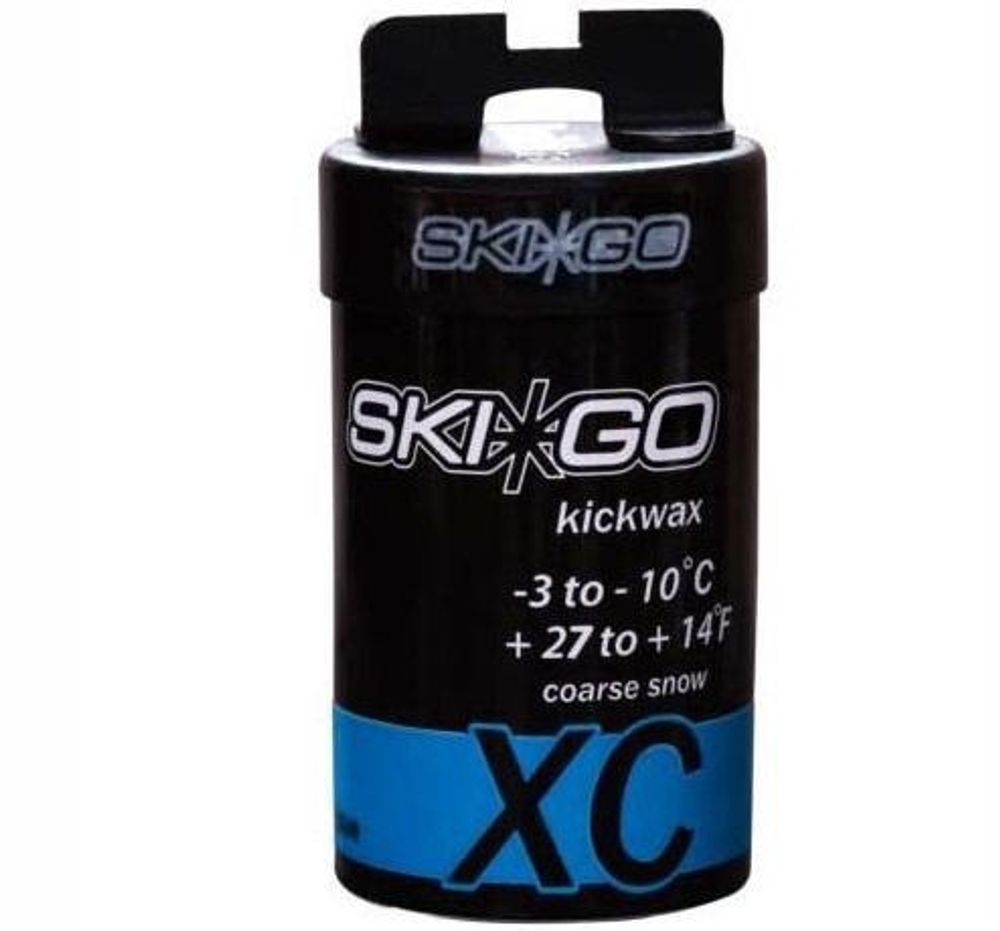 Лыжная мазь SKIGO XC, (-3-10 C), Blue, 45 g (зернистый снег)	арт. 90254