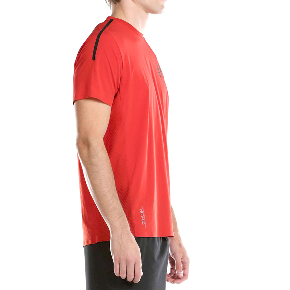 Мужское теннисное поло Bullpadel Odeon T-Shirt Men - Red