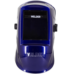 Маска сварочная WELDER ULTIMA Ф10 Хамелеон 103x90 мм, DIN 4/5-8/9-13 (Внеш. регул), цвет Ультрамарин, в коробке
