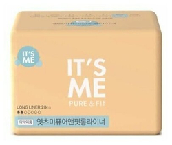 Прокладки гигиенические ежедневные It's Me Pure And Fit Long Pantyliner / Корейские прокладки