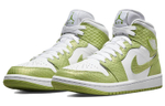 Кроссовки Jordan Air Jordan 1 Mid Se V2 "Green Python" (Женская размерная сетка)