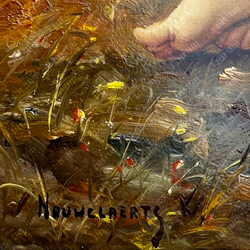 Наувэлаэртс В. (Nauwelaerts W.) «Портрет мамы с дочерью». Масло. н. ХХ века.