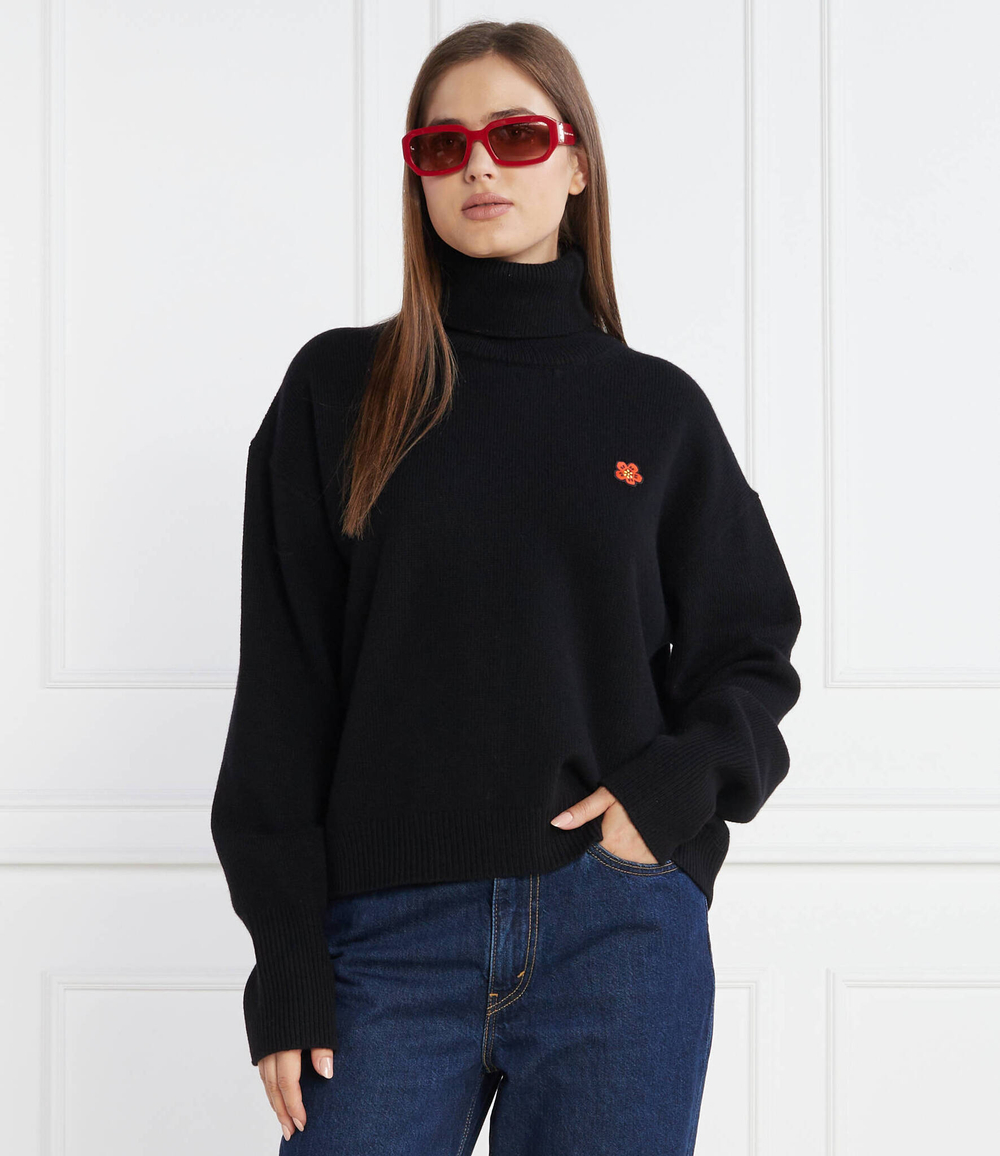 Хлопковый гольф Kenzo - черный(FD62PU4323LC)