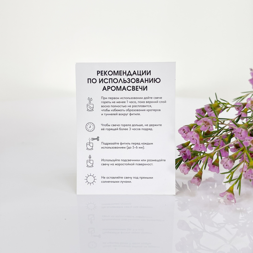 Инструкция к свече