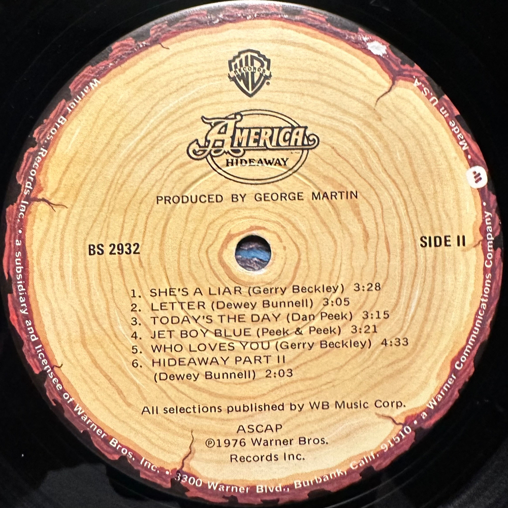America - Hideaway (США 1976г.)