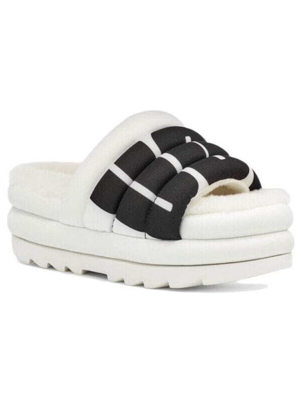 UGG Maxi Slide Белые Сланцы для Женщин
