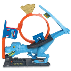 Hot Wheels City - T-rex Loop Play Set + Car HKX42 / артикул   HKX42  / GTIN 194735109678