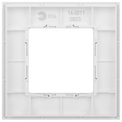 Рамка для розеток и выключателей ЭРА Elegance 14-5011-01 Classic, на 1 пост, белый