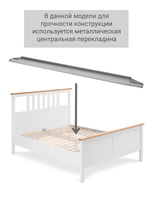 IKEA Кровать двуспальная IDANAS 160*200, белая, ИЛЕКСА (ИКЕА ИДАНАС)