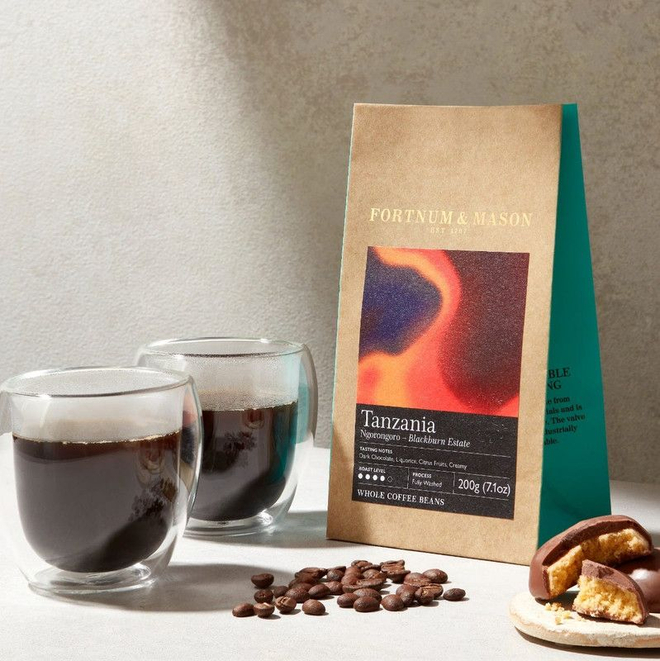 Fortnum and Mason Кофе в зернах Tanzania Blackburn Estate (2 пачки по 200 г)