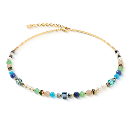 Колье Coeur de Lion Green-Turquoise 4243/10-0506