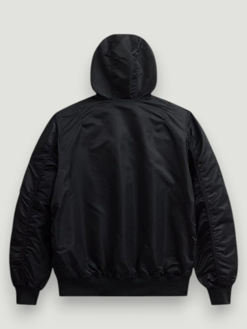 Куртка Бомбер Alpha Ind L-2B Hooded GEN II (черная - black)