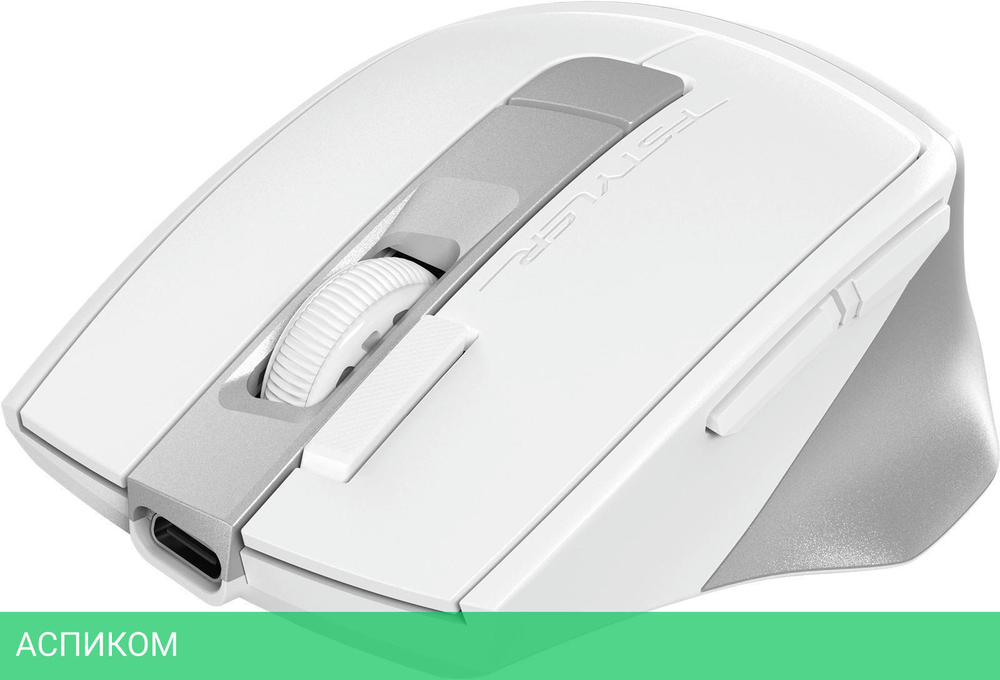 Мышь A4Tech Fstyler FG45CS Air 2 Silver White