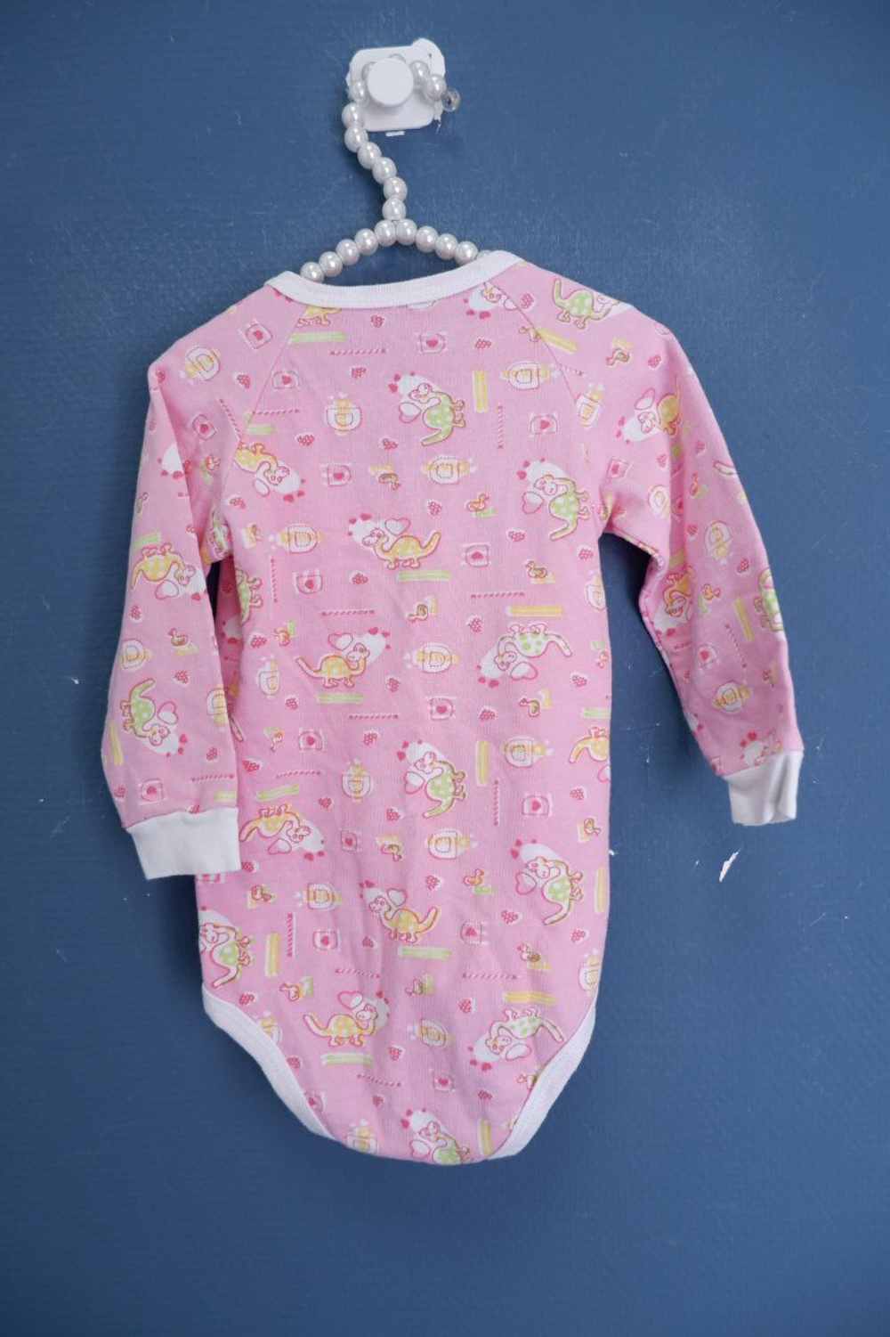 Боди хлопковое на 3/6 месяцев