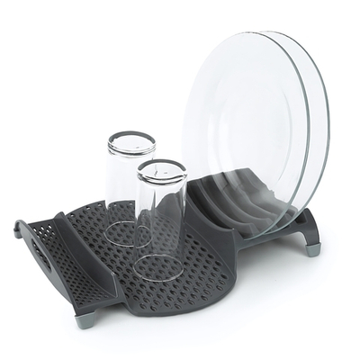 Сушилка настольная для посуды и столовых приборов VERONA цвет серый