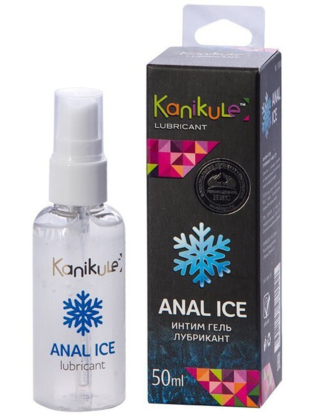 Анальный лубрикант на водной основе с охлаждающим эффектом Kanikule Anal ice (50 мл)