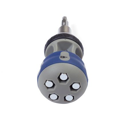 Цена на МАСТАК (049-7B) Реверсивная отвертка с битами 7 в 1