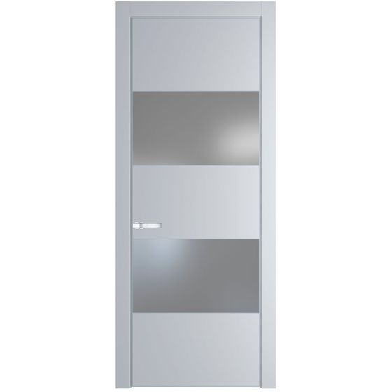 Межкомнатная дверь эмаль Profil Doors 22PA лайт грей со вставкой