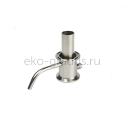 Узел отбора по жидкости под диоптр, кламп 1,5 дюйма