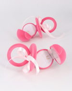 Флокированный футляр в форме погремушки для ювелирных украшений