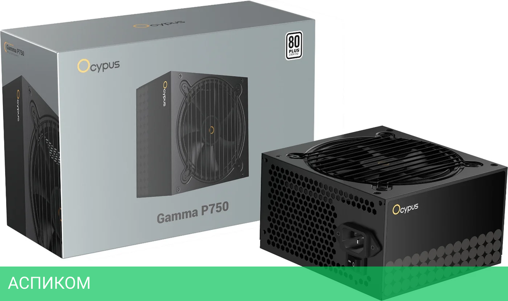 Блок питания Ocypus Gamma P750 BK 750W (Gamma-P750-W1HDBK024X-EU)