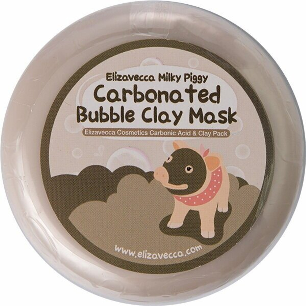 Elizavecca Milky Piggy пузырьковая глиняная маска, 100 г, 100 мл