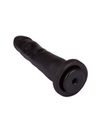 Черный анальный фаллоимитатор - 13 см. (Цвет: черный)