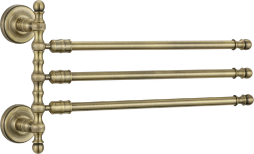 31013-D П/держатель поворот. 3-ной (БРОНЗА) GANZER  (10/1шт)