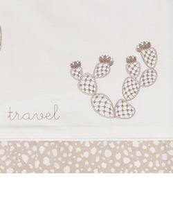 Постельное белье 1.5 спальное Luxberry Wild Travel бежевое Португалия фрагмент