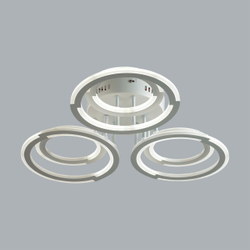 8028/80CL LEDIO LN25 000 белый, металл/акрил Потолочный светильник с ПДУ LED 80W 3000-6000К 220V OSAKA