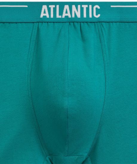 Трусы мужские боксеры (5шт) Atlantic 5SMH-004, хлопок, морской + бирюзово-зеленый + черный + серый меланж + темно-голубой