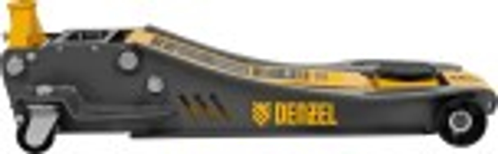 Домкрат подкатной Denzel 51251 гидравлический 3,8 т, 110-580 мм, низкий подхват