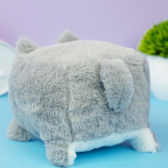 Мягкая игрушка Котенок, серый, 15 см