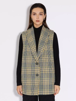 Жилет в клетку OLA OLA